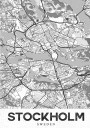 Stockholm White Plakat Plakat / 30x40cm