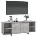vidaXL TV-benk betonggrå 130x35x50 cm sponplate