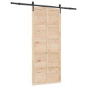  Skyvedør Brun 80 X 208cm Heltre Furu