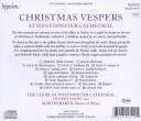 Westminster Cathedral Choir, Martin Baker  Christmas Vespers at Westminster Cathedral  CD