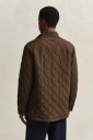 Gant Classic Quilted Mid Jacket Black Brown