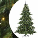  Kunstig sammensatt juletre med 300 LED med stativ 210 cm PVC