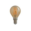 LED Krone Amber D45, E14, 3 trinn, 4W, 400 lm, 2200K