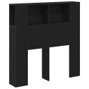  Hodegavl Kabinett Svart Eik 100x19x104,5 cm Laget av Konstruert Tre