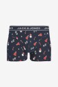 Jack & Jones - Boksershorts Jacsanta Trees Giftbox - Blå