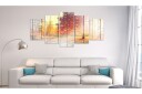 Bilde Autumn Sun 5 Parts Wide 100x50 Artgeist sp. z o. o.