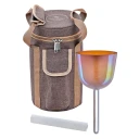 Meinl ESOLCSB852 Crystal Singing Bowl Essence Solfeggio LA 852 Hz