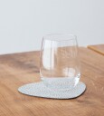 Lind Dna Curve glassbrikke Hippo hvit grå 11x13 cm