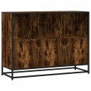  Skjenk røkt eik 100x35x76 cm konstruert tre 8721102840906
