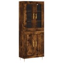  Highboard røkt eik 69,5x34x180 cm konstruert tre