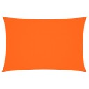 vidaXL Solseil oxfordstoff rektangulær 2x4 m oransje