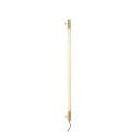 Radent vegglampe 670 mm direkte uttak i messing