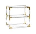 Jonathan Adler Jacques sidebord messing