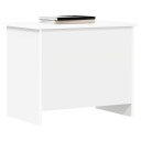 vidaXL Oppbevaringskiste Hvit 60 x 40 x 50 cm Konstruert tre