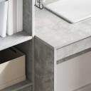  Databord Betonggrå MDF plater 90 x 50 x 76 cm Databord