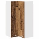  Hengende skap Riga Gammel treverk og hvit 57 x 57 x 100 cm