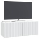  Vegghengt TV skap Hvit 78,5 x 31 x 30 cm Konstruert tre
