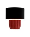 Barocco bordlampe rød