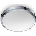 Philips Funksjonell Doris Taklampe 17 W Led Ikke Utskiftbare Pærer 1500 Lm Ip44 Kromfarget