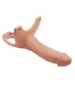 Hollow Strap-On Silicone Dildo m/ Harness