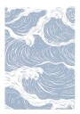 Abstract Ocean Wave Plakat Plakat / 40x50cm