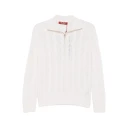 Max Mara Studio, Dame, Strikkevarer, Hvit, XS,