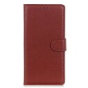 INCOVER Honor 90 PU Litchi Skin Flip Deksel med Lommebok - Brun
