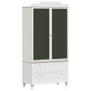  Garderobe med tavle Hvit 90 x 45 x 180 cm Konstruert tre