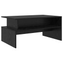  Kaffebord med hylle Annet Svart eik 90 x 55 x 42.5 cm Konstruert tre