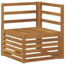  Ute Hjørnesofa Solid akasietre Naturlig 63 x 63 x 73 cm