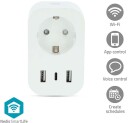 Nedis SmartLife Wi Fi Smart Plugg med strømmåler