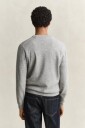 Gant Superfine Lambswool C Neck   GREY MELANGE   M