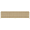  Putekasse blandet beige 469L cm polyrotting 365331