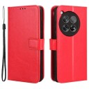 INCOVER EIDERWOOD OnePlus 12R Kunst Skinn Flip Deksel med Stativ & Lommebok - Rød