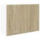  Hengende skap sonoma eik 80x31x60 cm sponplate 8721102823213