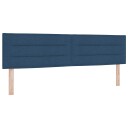  Hodegavl Linjer Design Blå 180 cm Stoff