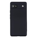 INCOVER Google Pixel 6a Liquid Silikon Deksel med Stropp - Svart