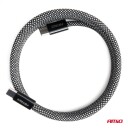 Amio Magnetisk Usb-Kabel Usb-C Til Usb-C 60W 100 Cm Amio-04840