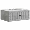  Nattbordskap Betonggrå 49 x 34,5 x 20 cm Konstruert tre