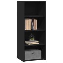  Hylle svart 50x41x124 cm konstruert tre