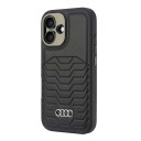 Audi MagSafe iPhone 16 6,1" Syntetisk Lær Hardcase - Svart/Svart