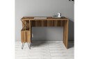 Skrivebord Amtorp 120 cm med Oppbevaringshylle   Brun/Svart