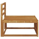  Ute Midt Sofa Solid akasietre Naturlig 79 x 83 x 73 cm
