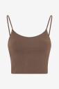 Aim'n   Topp Shape Seamless Strap Singlet   Brun