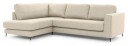 Juvila PALMA Sofa m. chaiselong 3-pers. open venstre, Beige   Unoliving