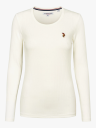 U.S. Polo Assn. Carlotta Long Sleeve T-shirt Hvit XL