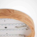 Lindby Milada LED-taklampe, eiketre