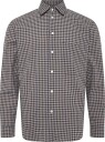 Mango Seersucker Check Textured Shirt   NAVY   M