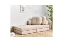 Sovesofa Olden - Beige/Polyester, 81x182 cm