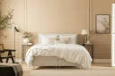 Hilton Premium Kontinentalseng 180x200 cm Beige Bouclé